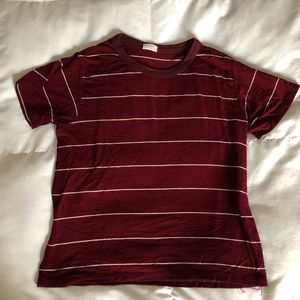 Brandy Melville Soft Burgundy Tee